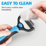 Undercoat Rake and Shedding Brush for Pets