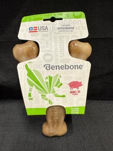 Benebone Wishbone Bacon Dog Chew Toy - Medium