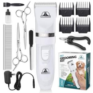 Professional Dog Grooming Kit - Cordless & Quiet