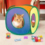 33-Pack Interactive Cat Toys Bundle with Tunnel