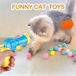 MeoHui Cat Ball Launcher Toy Set