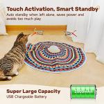 Potaroma Rechargeable 3-in-1 Cat Toy Wand
