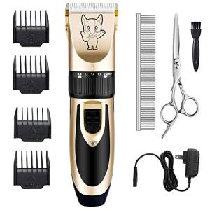 Quiet Rechargeable Dog Grooming Clippers Set