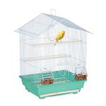 Small Bird Cage with Perches and Feeders