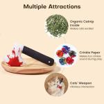 Potaroma 4-Pack Catnip Knife-Shaped Toys