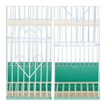 Small Bird Cage with Perches and Feeders