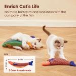 Potaroma Catnip Fish Toys - 3 Pack