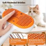 3-in-1 Steam Cat Brush for Grooming & Shedding