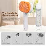 3-in-1 Steam Cat Brush for Grooming & Shedding