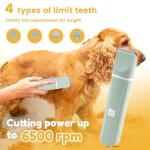 Cordless Low Noise Cat Grooming Clippers Kit