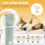 Cordless Low Noise Cat Grooming Clippers Kit