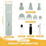 Cordless Low Noise Cat Grooming Clippers Kit