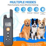 Rechargeable Dog Bark Collar with Remote Control