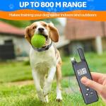 Rechargeable Dog Bark Collar with Remote Control