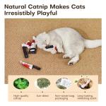 Potaroma 4-Pack Catnip Knife-Shaped Toys