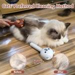 4-in-1 Waterproof Cat Steam Brush for Grooming
