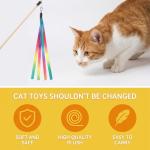 11 PCS Interactive Cat Wand Feather Toy Set