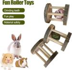 Natural Wood Chew Toy for Small Pets