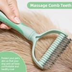 2-in-1 Pet Grooming Comb for Dogs and Cats