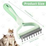 2-in-1 Pet Grooming Comb for Dogs and Cats