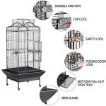 Extra Large Metal Bird Cage with Stand
