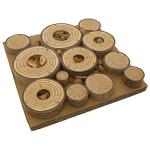 Rosewood Maze-a-Log Puzzle Toy for Small Pets
