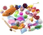 20-Piece Variety Pack of Fun Cat Toys