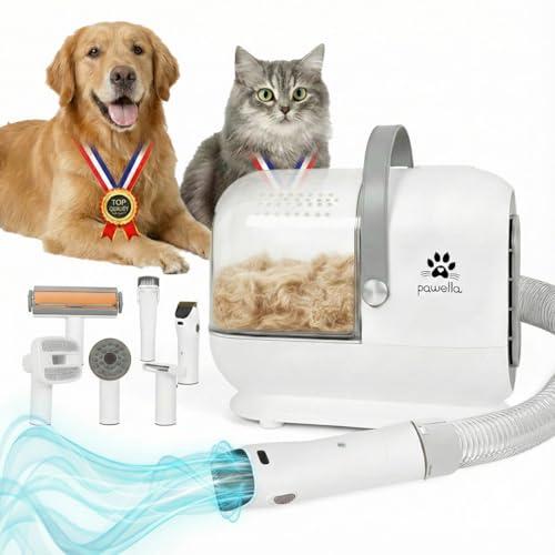 Pawella Pet Grooming Vacuum and Clip Kit