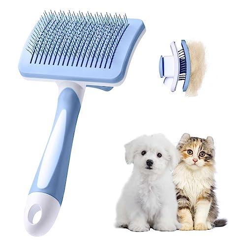 Self-Cleaning Pet Brush for Dogs and Cats