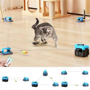 Interactive Cat Toy with Auto and Manual Modes