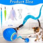 Baborui Interactive Cat Toy Ball with Tails