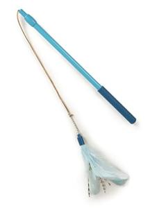 SmartyKat Frisky Flyer Feather Wand Cat Toy