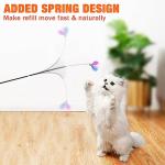 JXFUKAL 2-in-1 Spring Cat Wand Toy Set