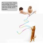 Interactive Colorful Cat Wand Toys - 2 Pack