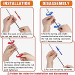 JXFUKAL 2-in-1 Spring Cat Wand Toy Set