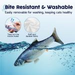 Potaroma Catnip Flopping Fish Toy for Cats