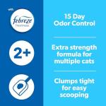 Fresh Step Clumping Cat Litter with Charcoal, 14 lb