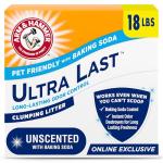 ARM & HAMMER Unscented Clumping Cat Litter 18 lbs