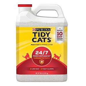 Tidy Cats Multi-Cat Scoop Litter Box, 20 Lbs