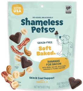 Shameless Pets Banana Bacon Soft-Baked Dog Treats