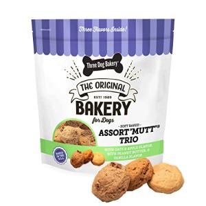 Three Dog Bakery Mutt Trio Dog Treats, 48oz