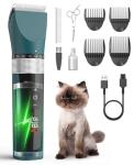 Quiet Cat Grooming Clippers with 5 Speeds