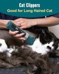 Quiet Cat Grooming Clippers with 5 Speeds
