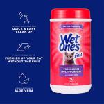Fresh Scent Cat Grooming Wipes with Aloe Vera