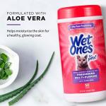 Fresh Scent Cat Grooming Wipes with Aloe Vera