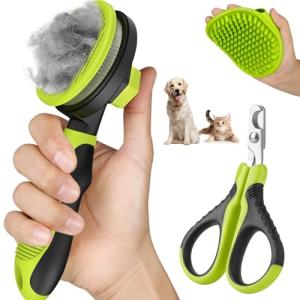 Comotech 3PCS Cat Grooming Kit - Green