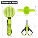 Comotech 3PCS Cat Grooming Kit - Green