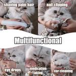 Cat Grooming Wrap for Nail Clipping and Restraint