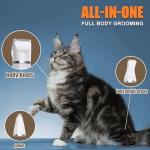 Bautrium 3-in-1 Cat Grooming Clippers Kit