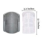 2 Pack Catnip Grooming Wall Corner Brushes
